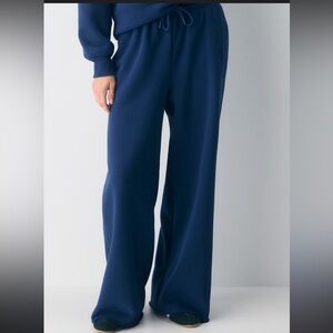 Aritzia Flutter Fleece Pull-On Sweats in Deep Navy